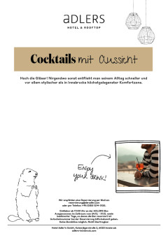 Cocktails mit Aussicht